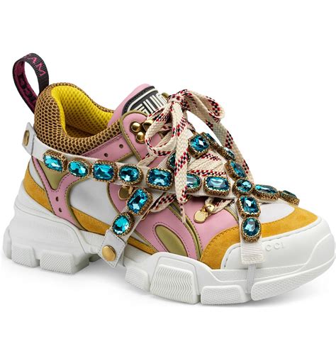 gucci jewel shoes price|gucci jeweled sneakers price.